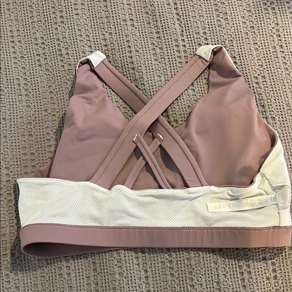 Mauve Cross-Back Sports Bra - Picture 4 of 6